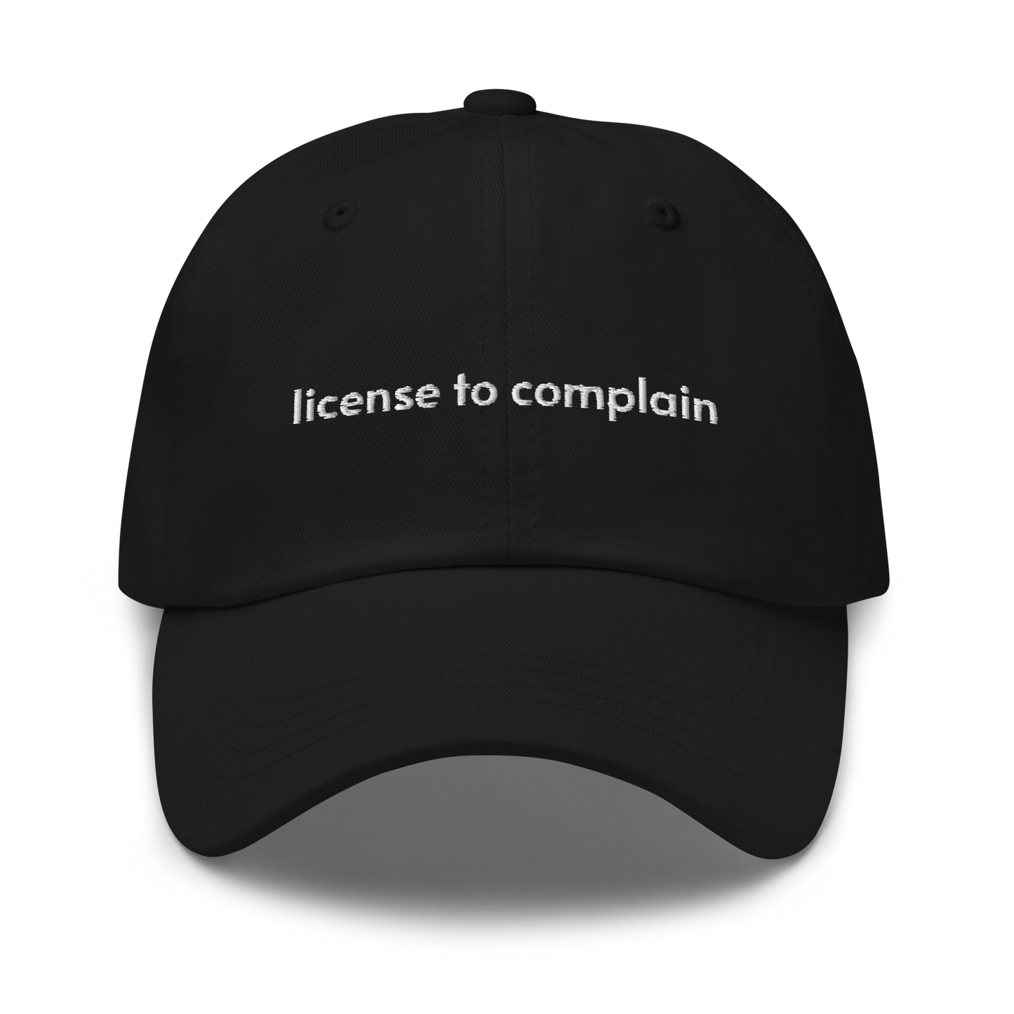 license to complain