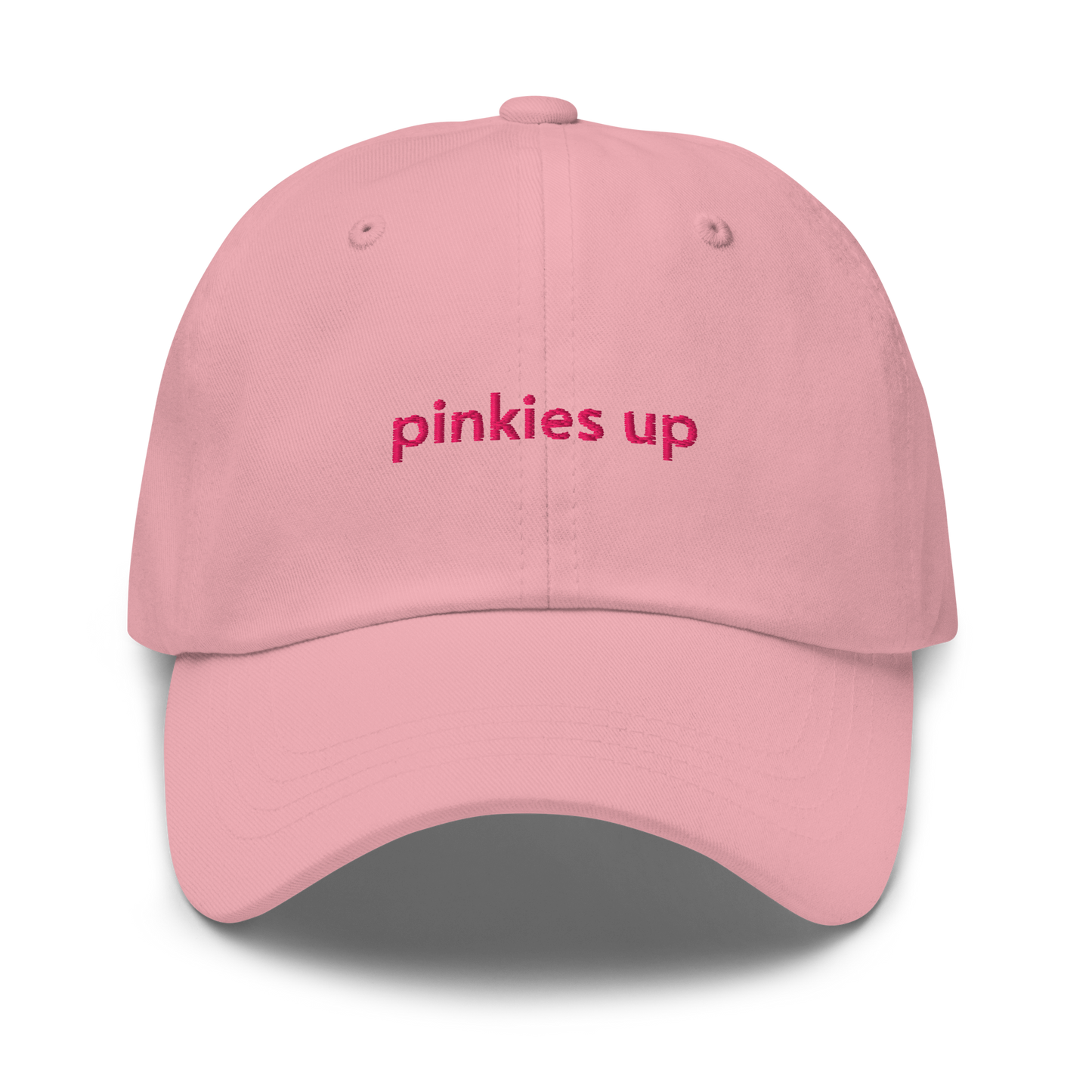 pinkies up